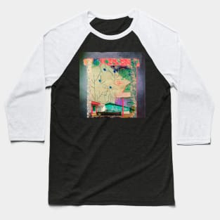 Retro Wheels: Vintage Car Collage Baseball T-Shirt